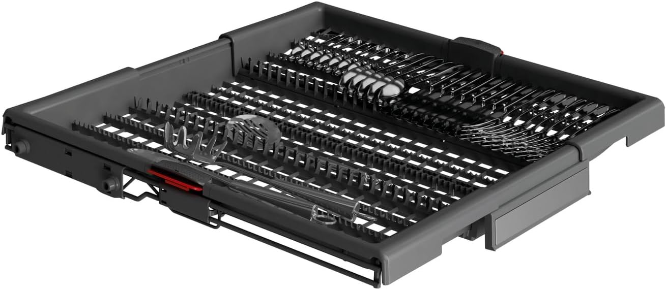 Bauknecht BCIO 3T341 PLET Vollintegrierbarer Geschirrspüler 60 cm /Edelstahl/14 Maßgedecke/10 Standardprogramme und 1 Sensorprogramm/PowerClean/ActiveDry/Besteckschublade/Vollwasserschutz