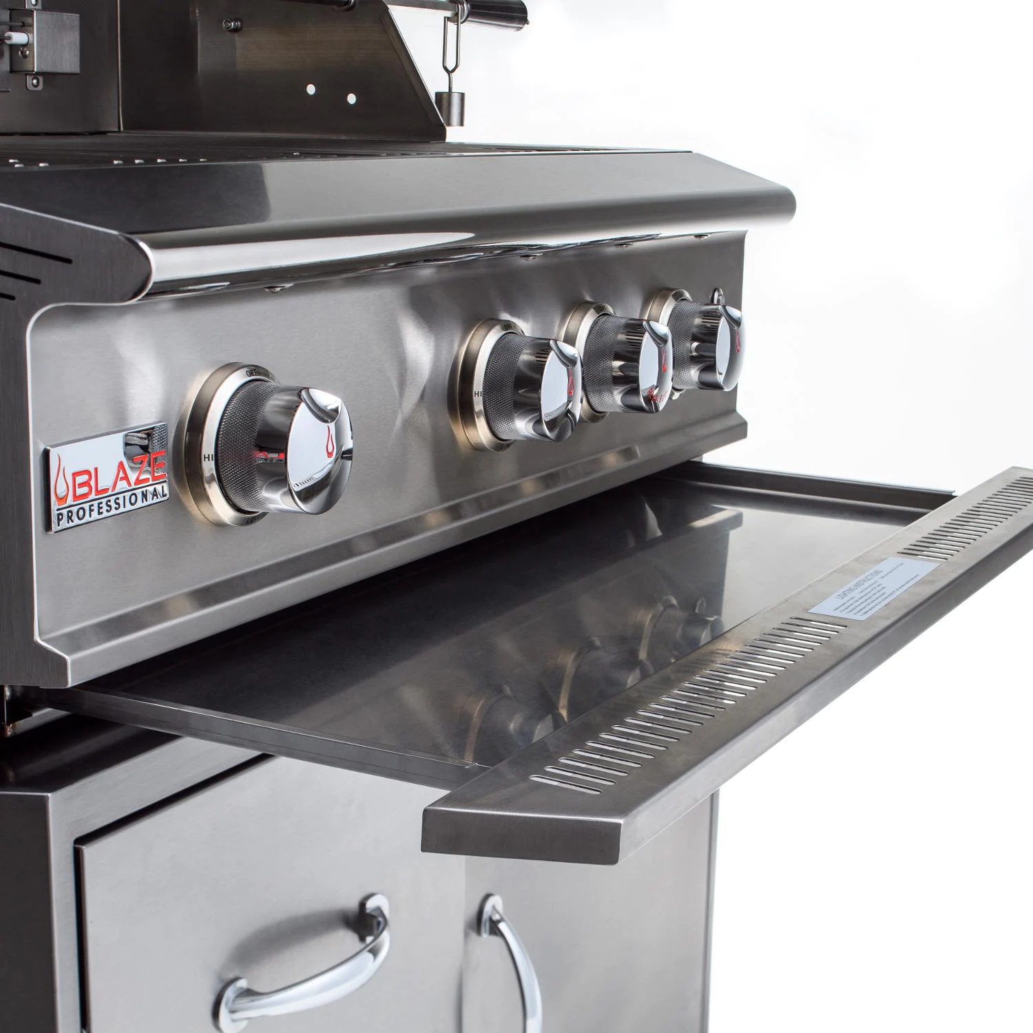 Blaze Professional LUX 44-Inch 4-Burner Propane Gas Grill With Rear Infrared Burner - BLZ-4PRO-LP