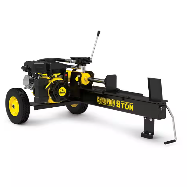 9 Ton 80 cc Compact Horizontal Gas Wood Log Splitter with Auto Return