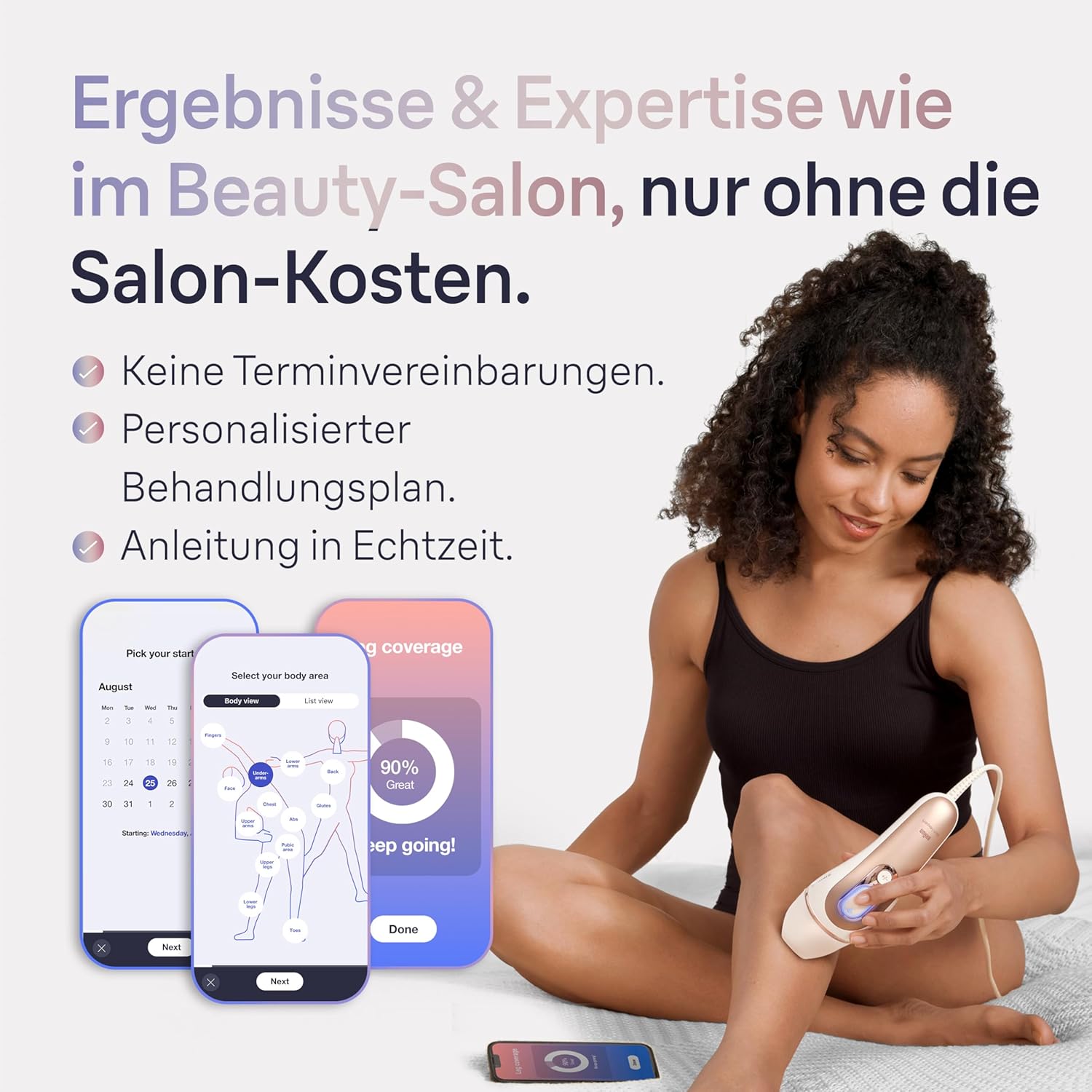 Braun Smart IPL 7 Skin i·expert, Free App, Women's Hair Removal Device, Visible Hair Removal, Designed in Germany, 4 Attachments, Venus Razor, Alternative to Laser Hair Removal, PL7387