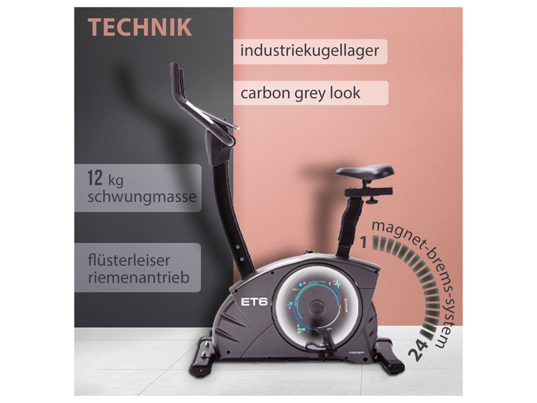 Christopeit Ergometer ET 6 inkl. Pulsmessgurt