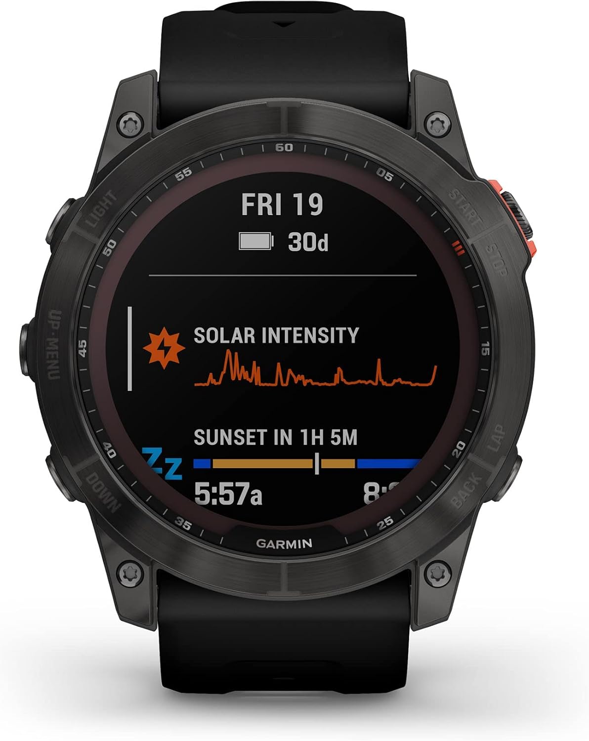 Garmin fēnix 7X SOLAR (51 mm), Large Multisport GPS Smartwatch, Solar Charging,Advanced Health and Training Features,Touchscreen and Buttons,Ultratough Design Features,Up to 37 days battery life