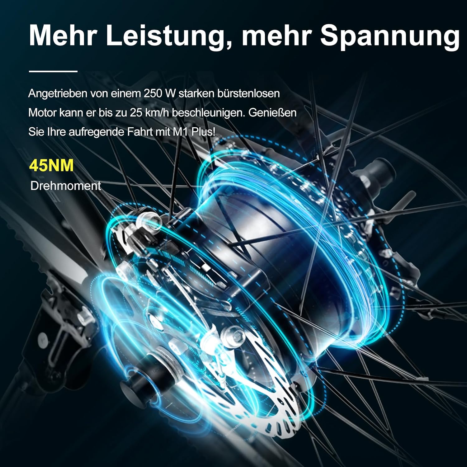 Eleglide M1 Plus E-Bike Women's Men's Electric Mountain Bike 27.5/29 Inch Electric Bicycle with 36 V 12.5 Ah Removable Battery, EU Compliant E Bicycle 21 Gears 250 W Rear Wheel Motor, LED Light