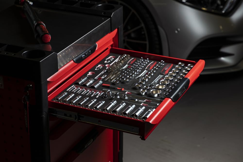 KS Tools 711.1011 175-Piece Set of Sockets/Accessories 1/4 inch; 3/8 inch; 1/2 inch