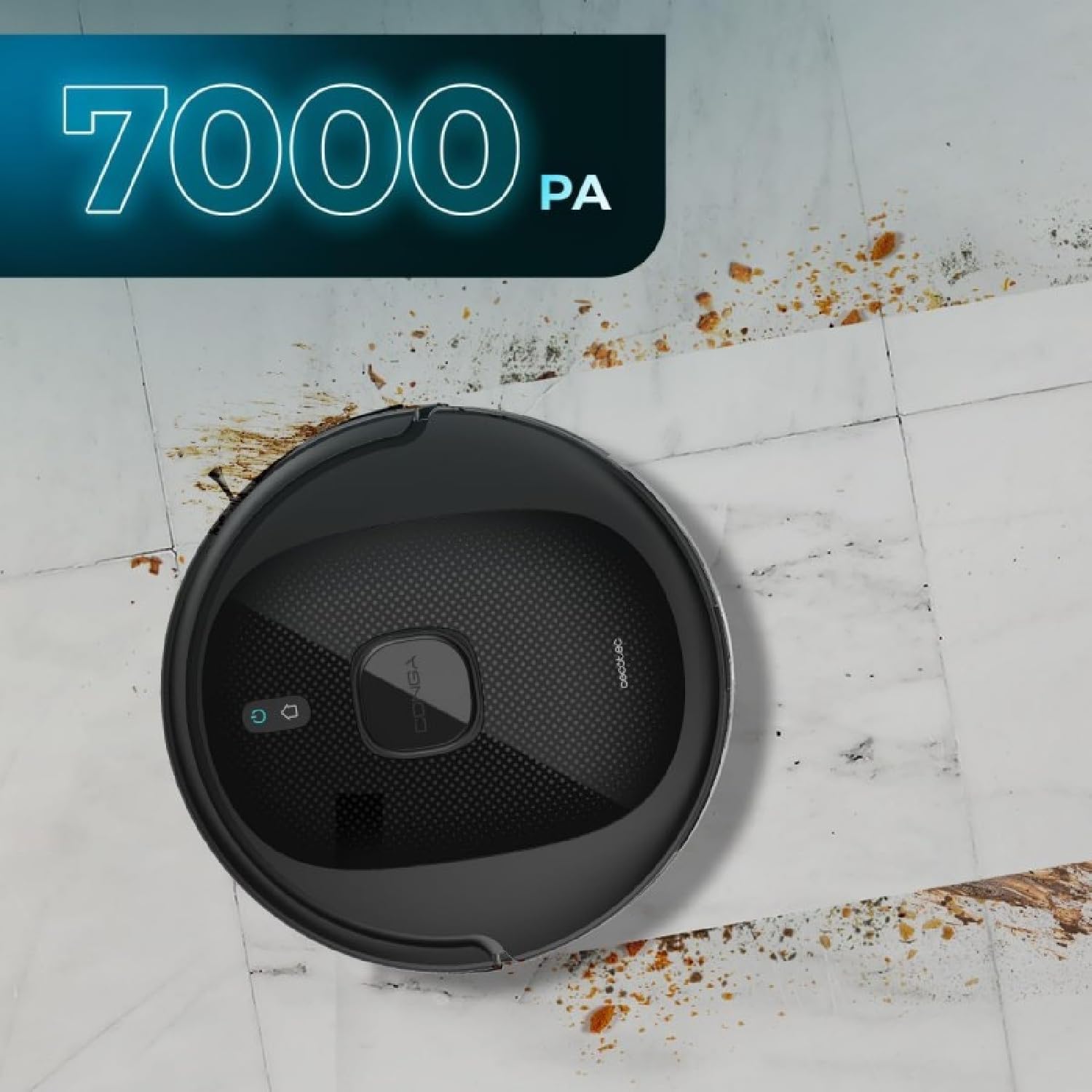 Cecotec Robot Aspirador 4 en 1 con Navegación Láser y Base de Autovaciado Conga 8290 Power Ultra Home Genesis X. 7000Pa