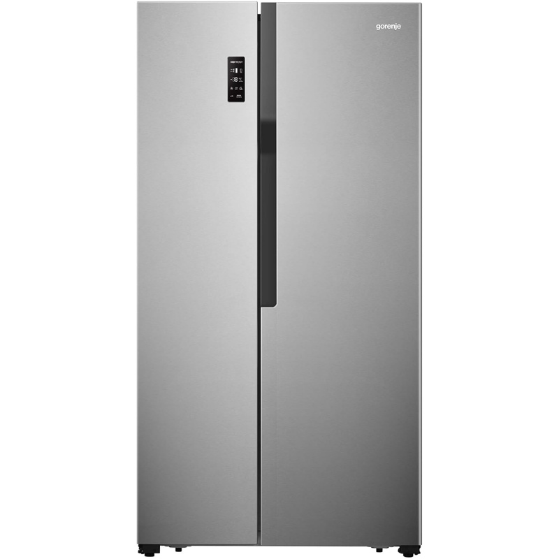 Gorenje NRR 9185 EABXL Side by Side Fridge-Freezer, Made in Europe, EEK E, NoFrostPlus, Inverter Compressor, Crisp Zone, ConvertActive Zone, FastFreeze, 178.6 cm, Black [Energy Class E]