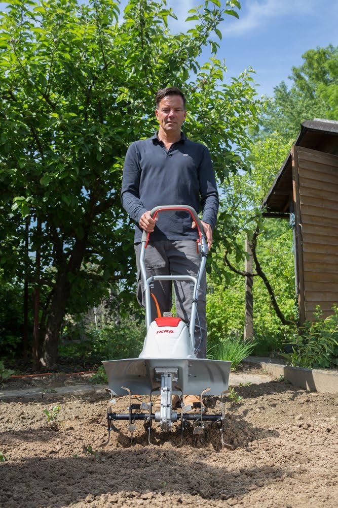 IKRA electric tiller FEM 1500, flexible working width 17-45cm, very efficient, 1500W