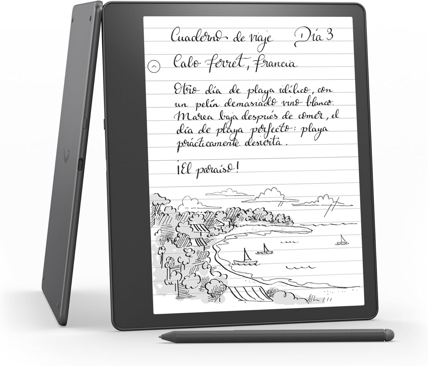 Kindle Scribe, the first Kindle to be an all-in-one digital notebook, with 16GB of storage and a 10.2