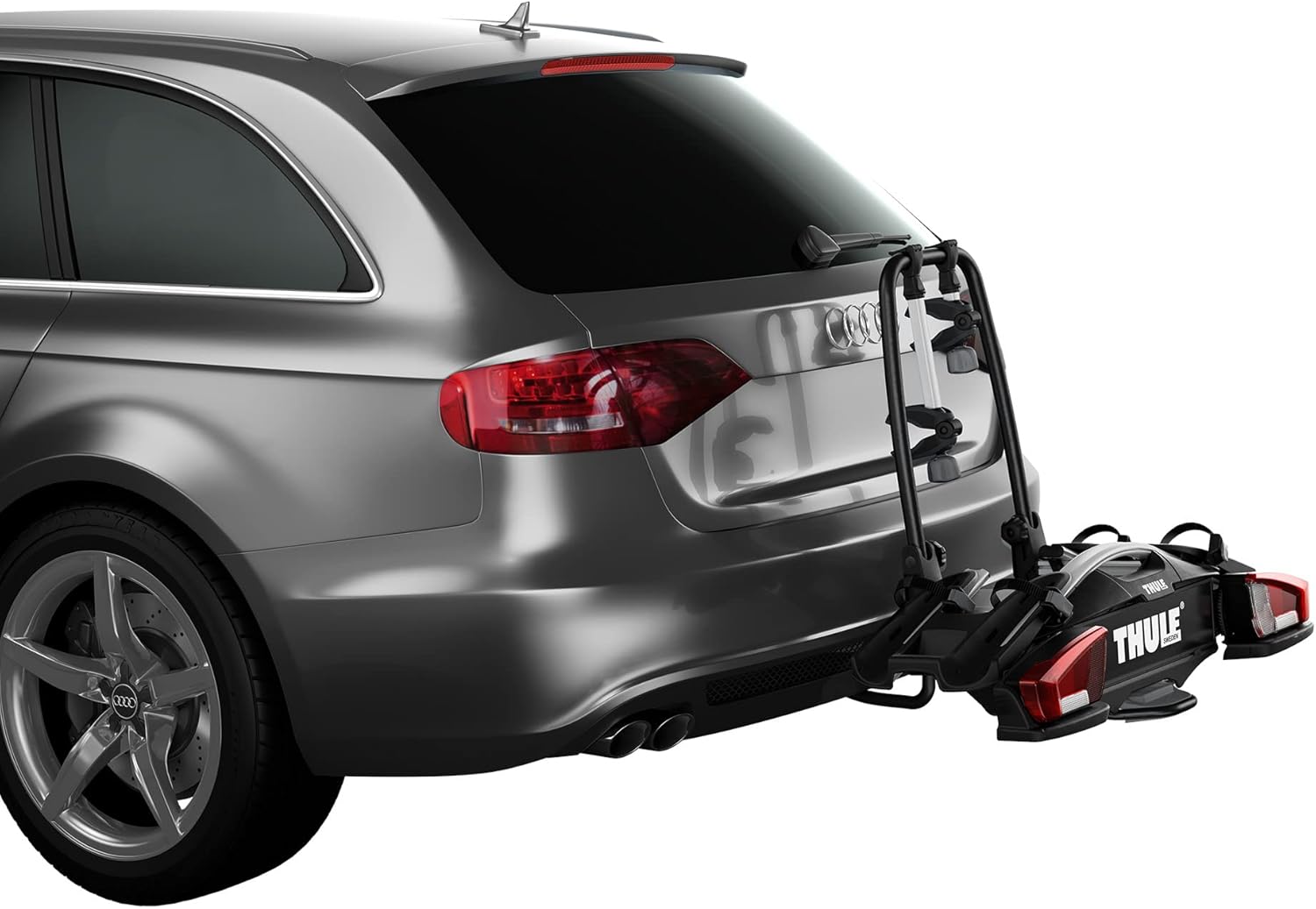 Thule VeloCompact Bicycle Carrier Towing Hitch Black/Aluminium 2 Bikes