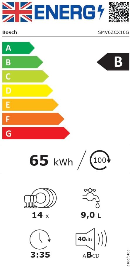 Bosch SMV6ZCX10G Series 6