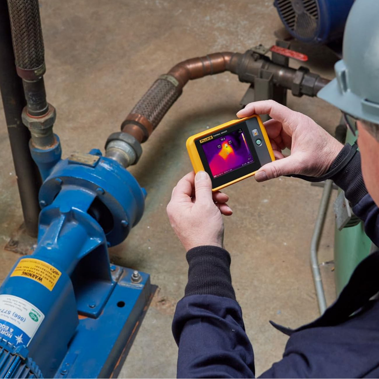Fluke FLK-PTI120 thermal camera 9HZ 400C -20 to +400 °C 9 Hz