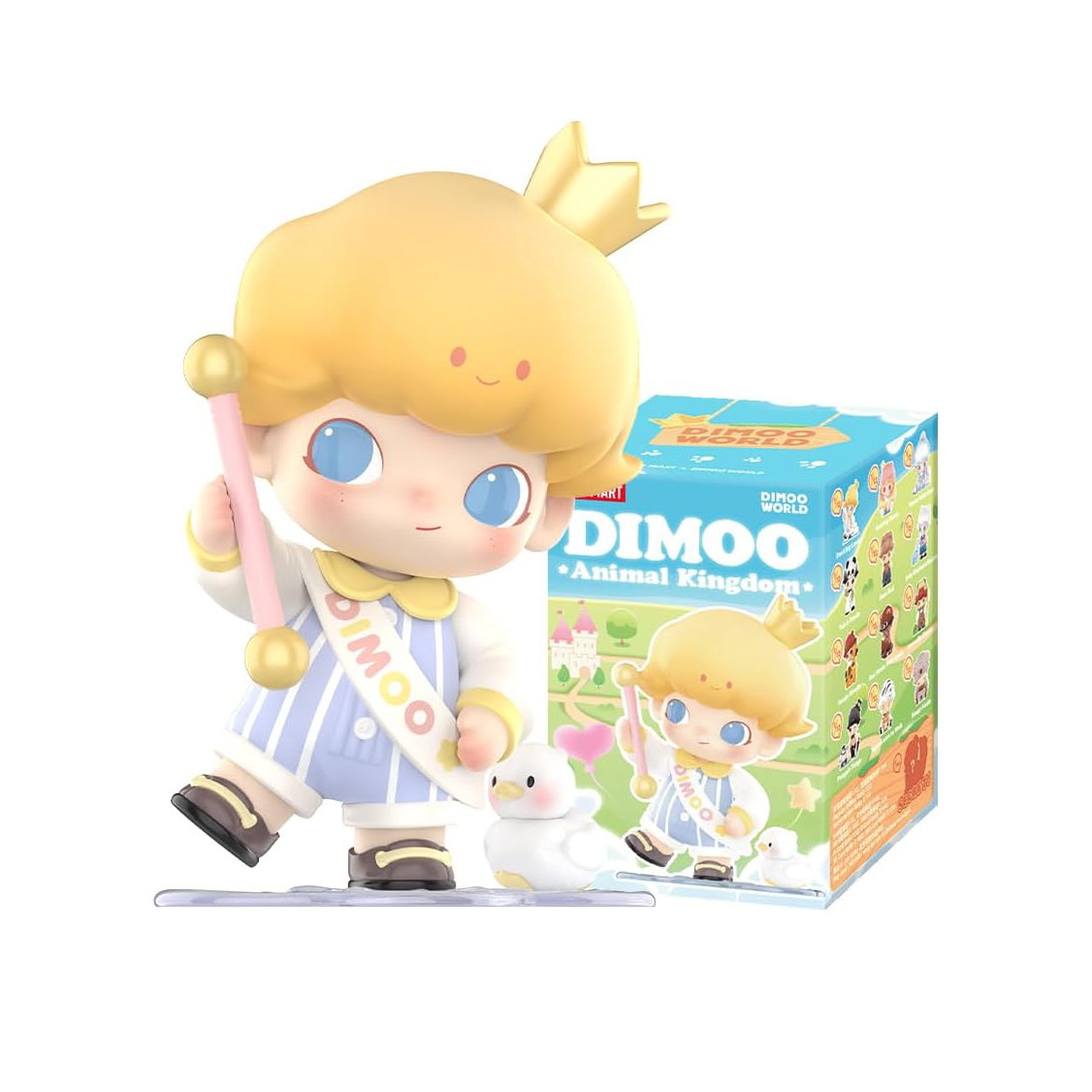 POP MART DIMOO Animal Kingdom 1PC Populaires Figurines Aléatoires Figurines d’Action Figurines de Jouet Figurines à Collectionner Cadeaux Créatifs