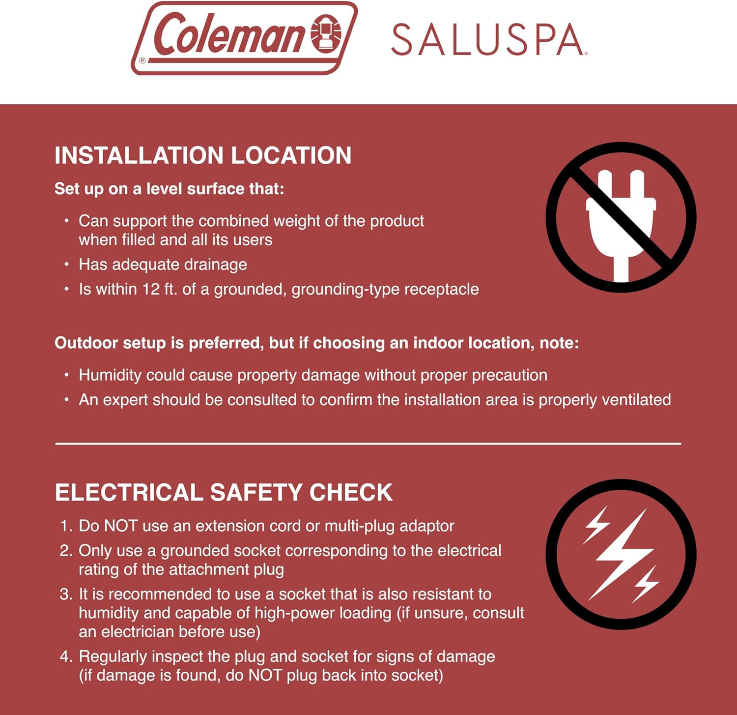 Coleman SaluSpa Ponderosa AirJet 2 to 4 Person Inflatable Hot Tub Round Portable Outdoor Spa with 120 Soothing Jets with Cover, Orange