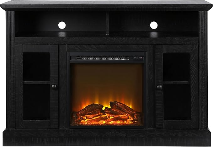 Ameriwood Home Chicago Electric Fireplace TV Console for TVs up to a 50