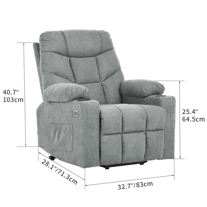 Upholstered Electric Recliner