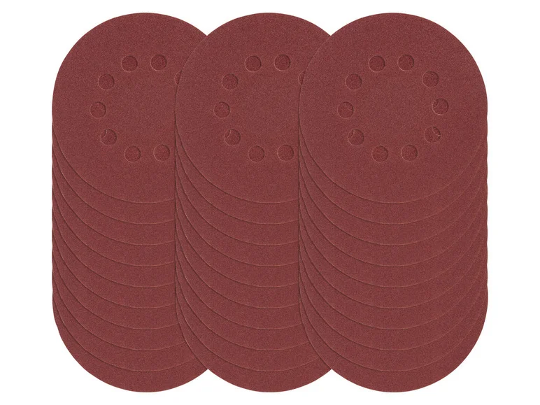 PARKSIDE Set de feuilles abrasives, pour meuleuses excentriques