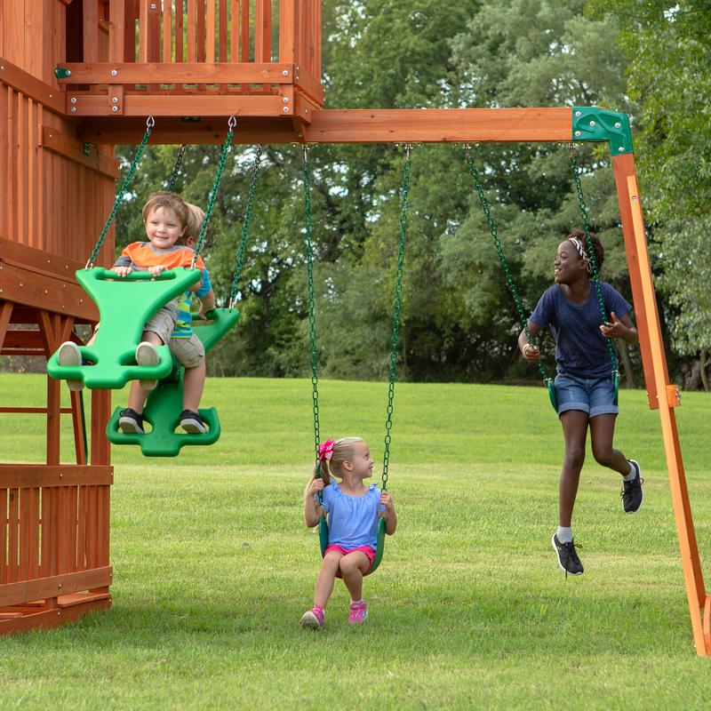 Skyfort II Wooden Swing Set