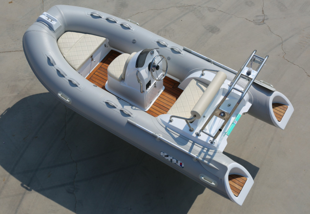 Dawn Marine RIB 390C fehér-teak