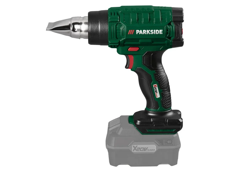 PARKSIDE Pistolet à air chaud sans fil PHLGA 20-Li C2, 20 V