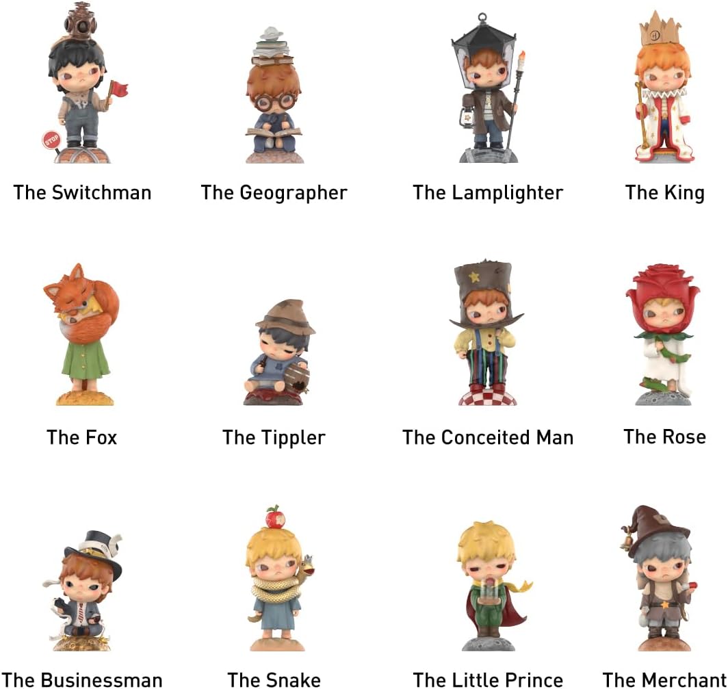 POP MART Hirono Le Petit Prince Series Figures Pop d’Action Figurines Anime de Jouet Figure à Collectionner Cadeaux Créatifs Whole Set