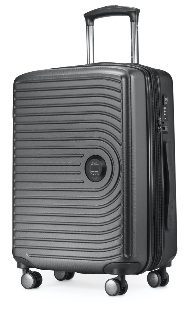 MITTE - hand luggage hard shell matt, XXL extension, TSA, 55 cm, 55 liters