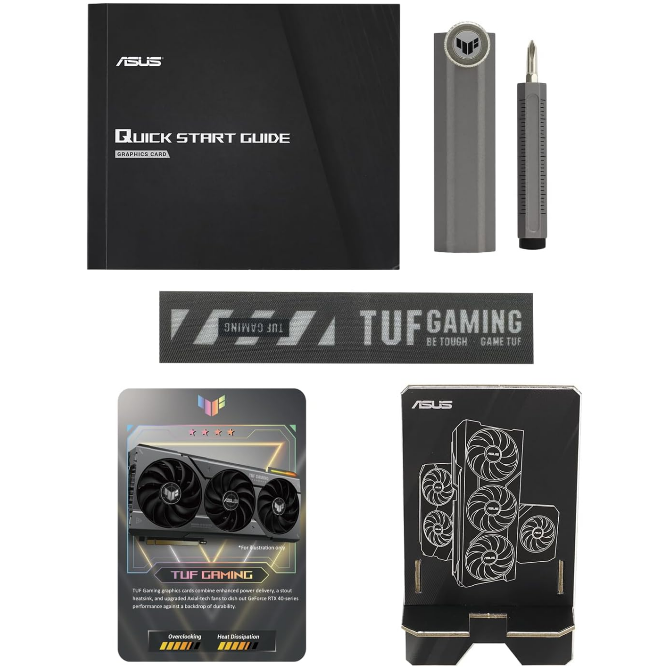 ASUS TUF Gaming GeForce RTX 4060 Ti 8GB GDDR6 OC Edition Gaming Graphics Card (Nvidia Geforce RTX4060Ti DLSS 3, PCIe 4.0, 1x HDMI 2.1, 3x DisplayPort 1.4a, TUF-RTX4060TI-O8G-GAMING)