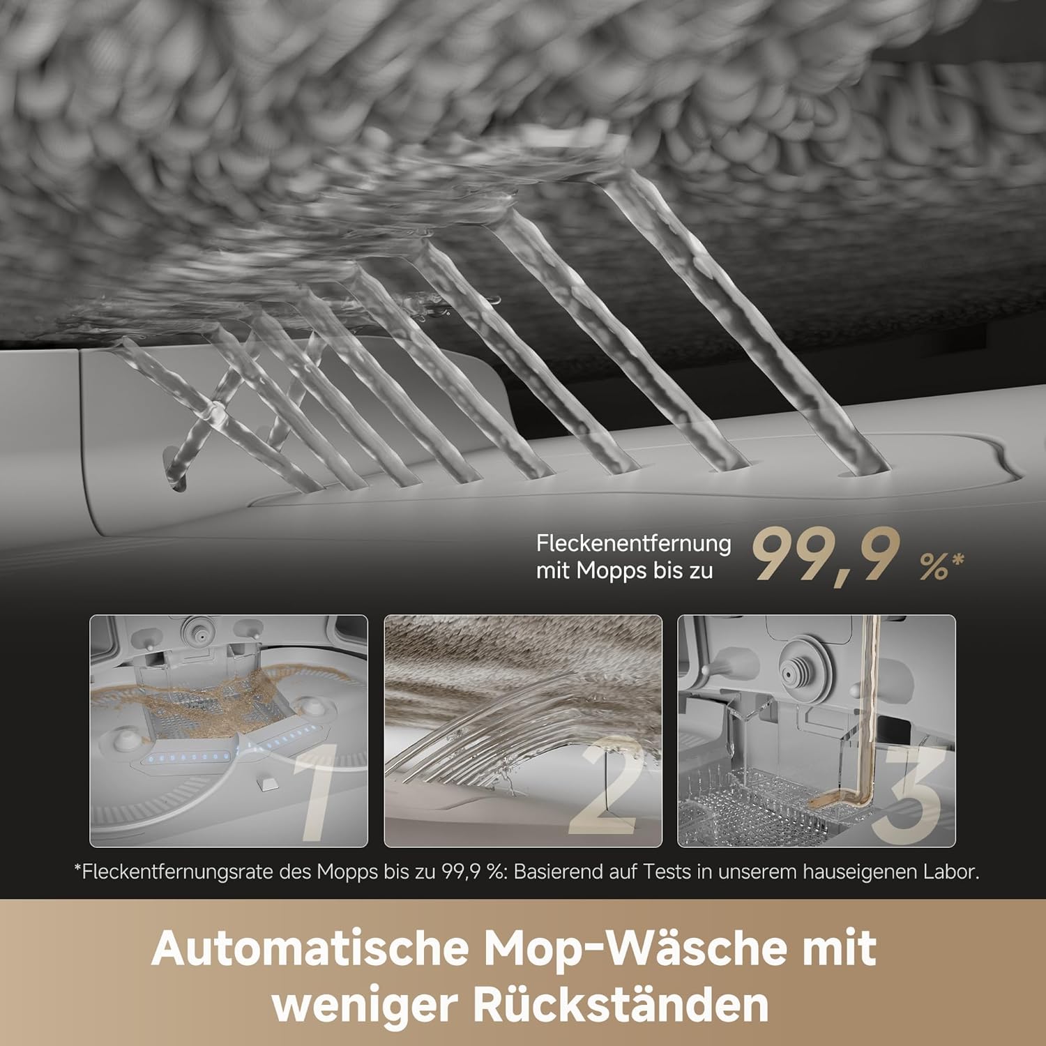 DREAME X50 Ultra Complete Saugroboter mit Wischfunktion,20.000Pa Saugkraft,6 cm Hindernisfreiheit, mit Wischfunktion&Hebarem Wischmopp,KI-Hindernisvermeidung und 360° Navigation