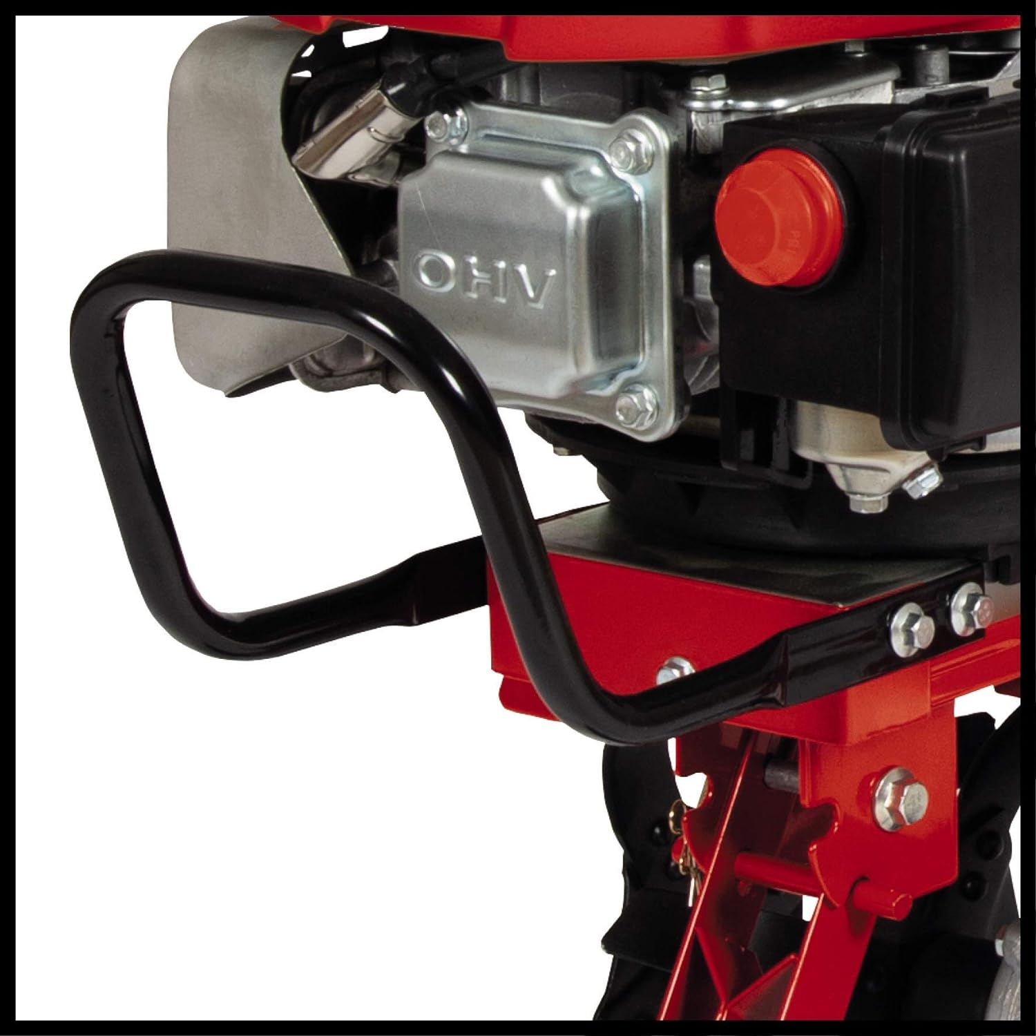 Einhell GC-MT 2236 Petrol rotary tiller (petrol, 4-stroke engine, air cooling, 2.2 kW, width 36 cm, depth 22 cm, height-adjustable guide handles and brake spur)