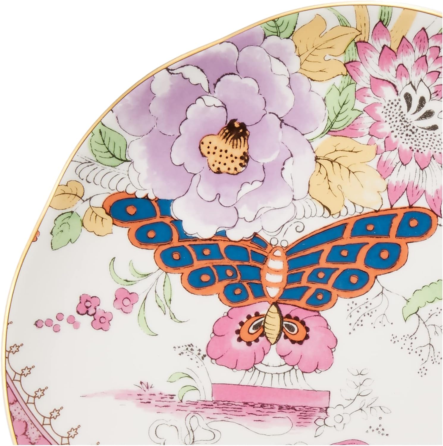 Wedgwood Butterfly Bloom Set of 4 Plates 20cm, Multicoloured, 8.25