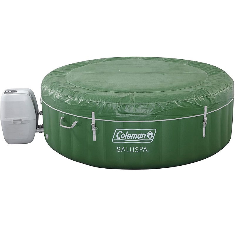 SaluSpa Inflatable Hot Tub | Portable Hot Tub W/ Heated Water System & Bubble Jets | Fits up to 6 People