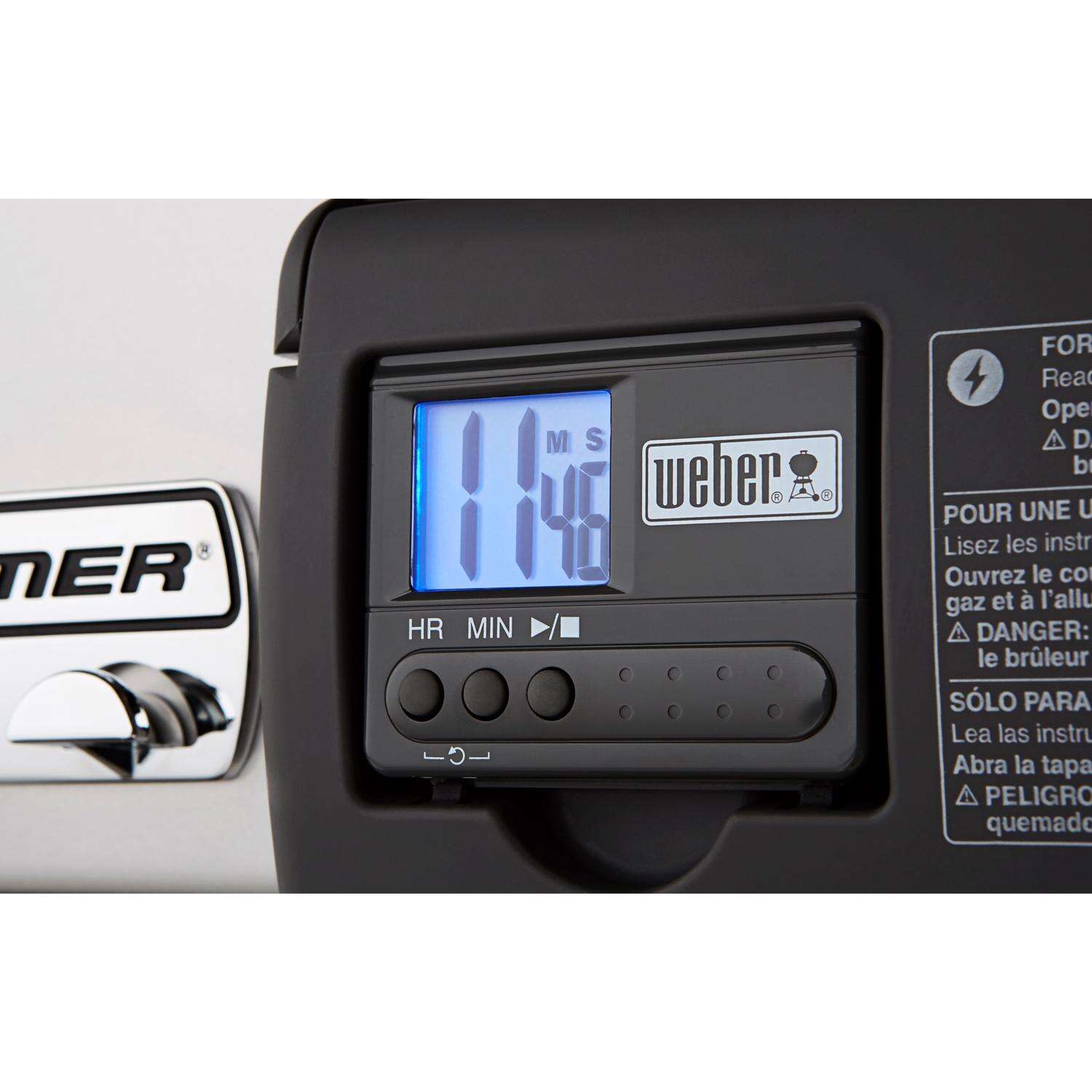 Weber 22 in. Performer Deluxe Charcoal Grill Black