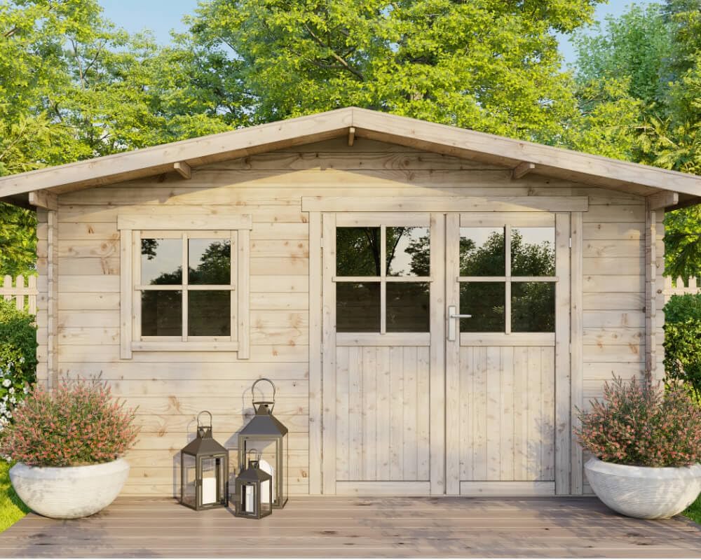 Garden shed wooden shed 4 x 3 m