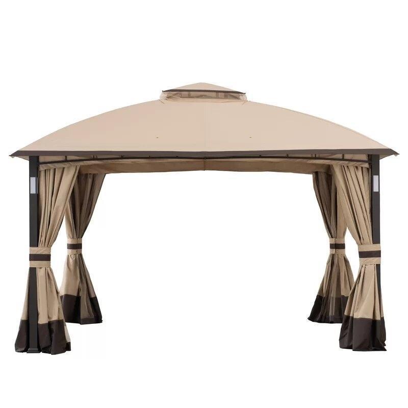 Moorehead 12 Ft. W x 10 Ft. D Steel Patio Gazebo