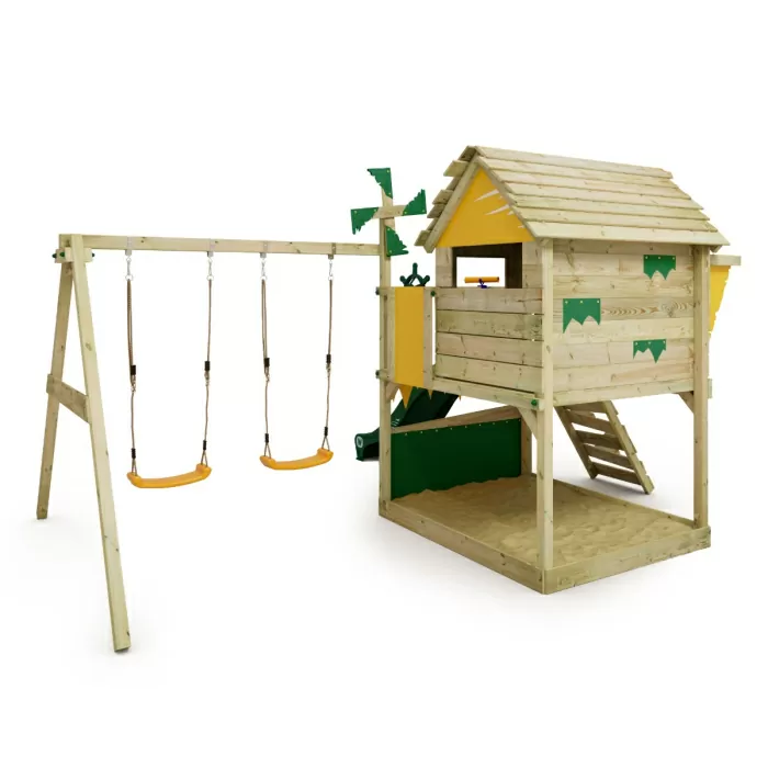 Augmented RealityShow in the garden                                                                         Tower playhouse Wickey Smart Expedition