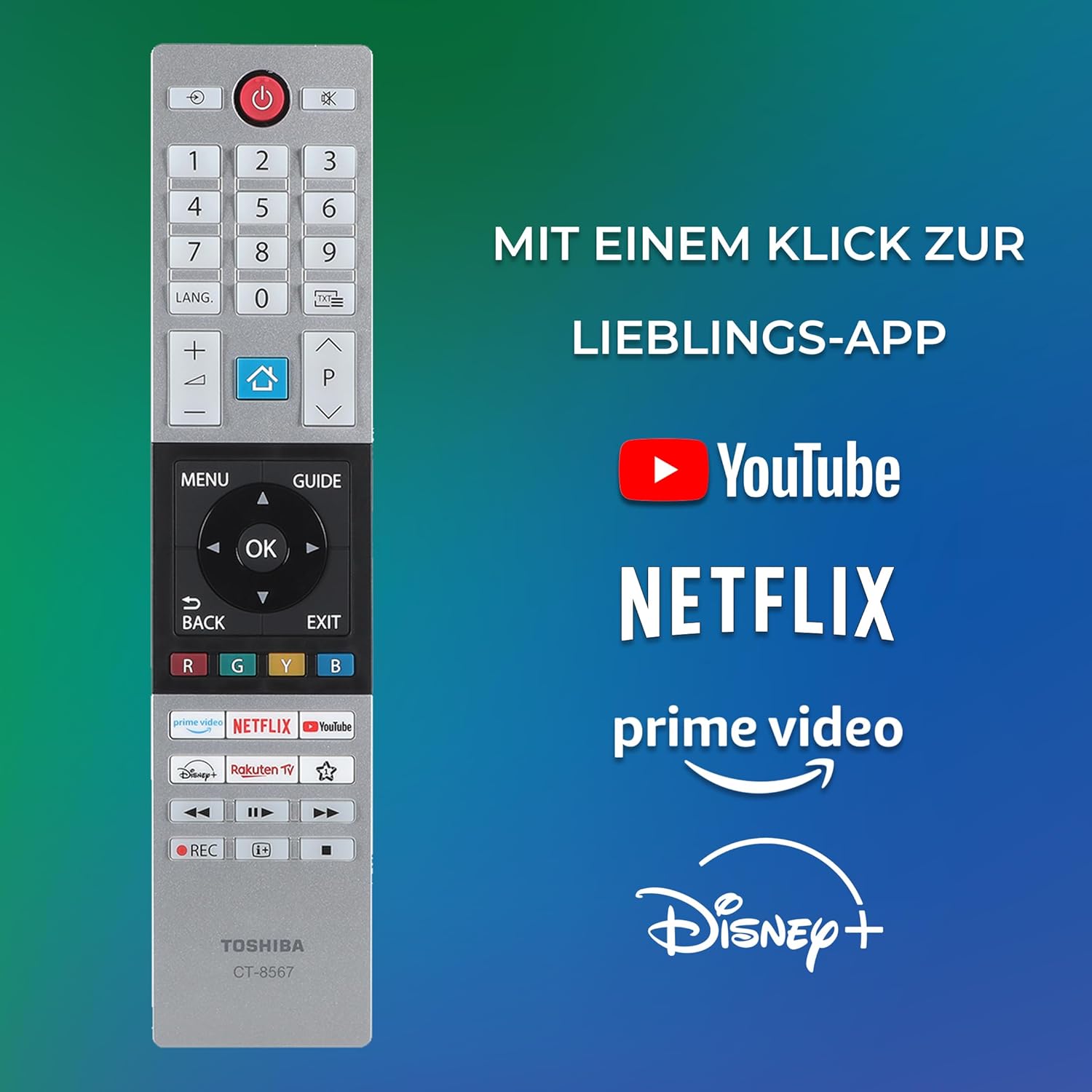 Toshiba 50QV2363DAW - 50-inch QLED TV (4K UHD, HDR Dolby Vision, Triple Tuner, Bluetooth, Dolby Audio)