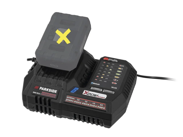 PARKSIDE PERFORMANCE Chargeur de batterie Smart PLGS 2012 A1, 12 A, 20 V
