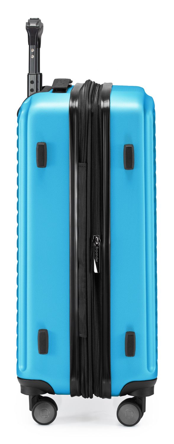 MITTE - hand luggage hard shell matt, XXL extension, TSA, 55 cm, 55 liters