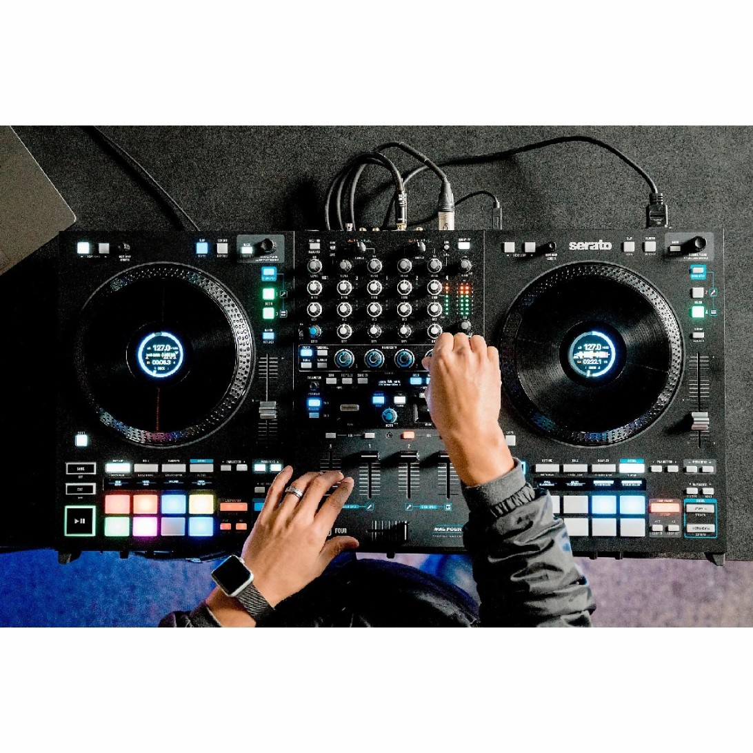 RFOR Advanced Four-Channel Stems DJ Controller Black 1