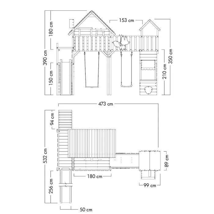 Tower playhouse Wickey Smart Ranger