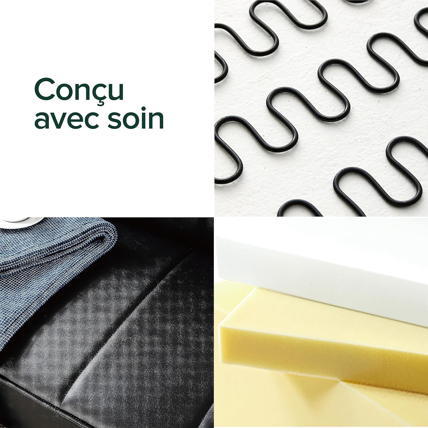 Zinus Quinn Clic Clac Sofa Bed - 2-in-1 Folding Sofa Bed - Suitable for Guest Rooms and Small Spaces