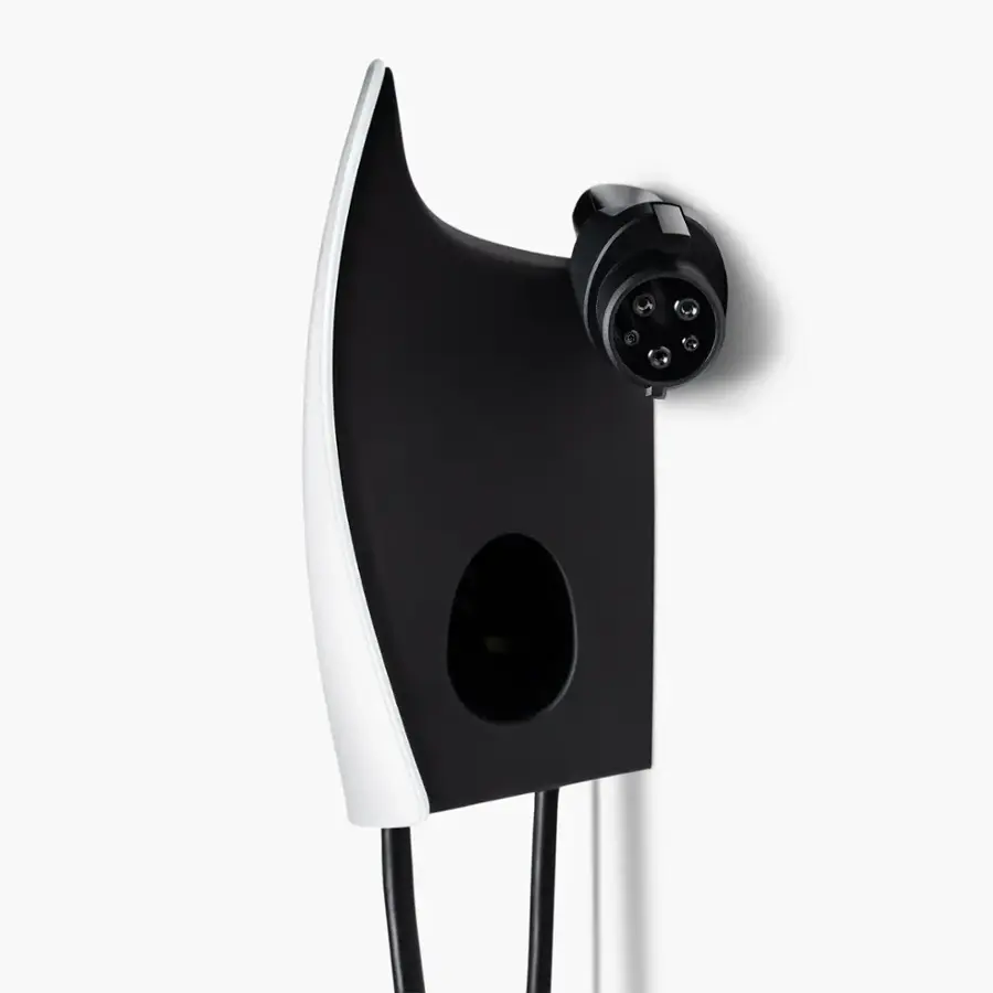 Tesla Tesla - Universal Wall Connector Level 2 Hardwired Electric Vehicle (EV) Charger – up to 48A– 24’ - White