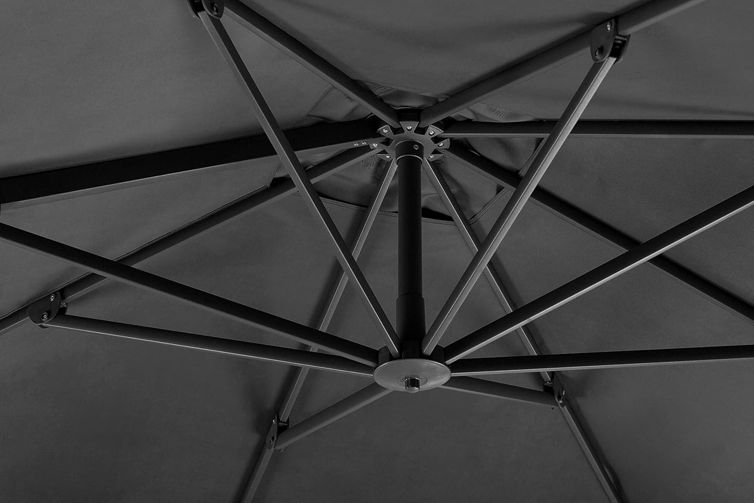 Schneider Rhodes Twist Parasol Approx. 300 x 300 cm Anthracite