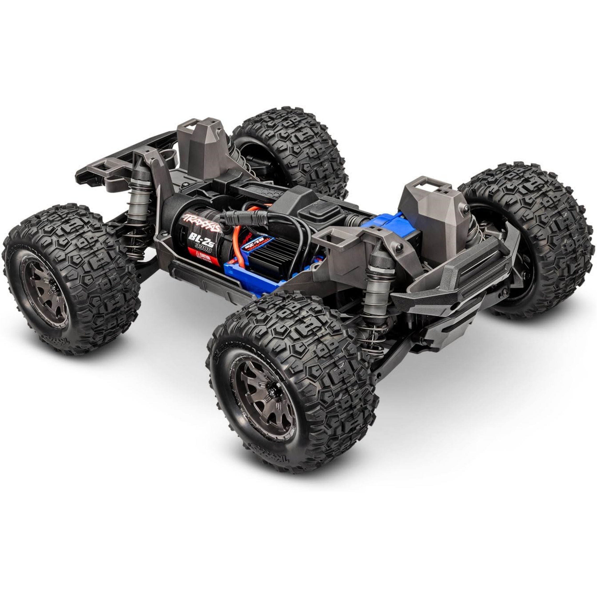 TRAXXAS Mini Maxx 4WD Brushless BL-2S RTR 1:12 Monster Truck Blue with Battery + 2A USB/C Charger