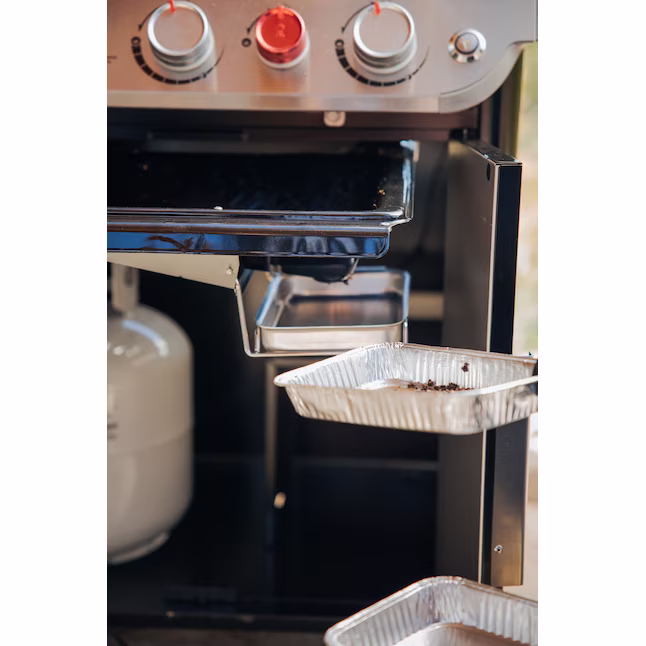 Weber Genesis E-435 Black 4-Burner Liquid Propane Gas Grill with 1 Side Burner