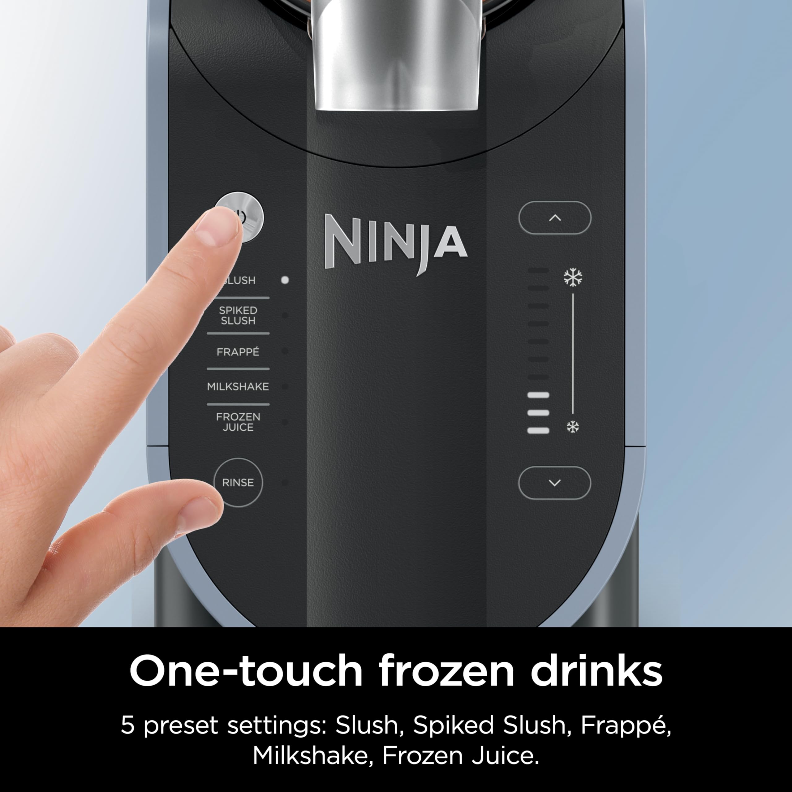 Ninja SLUSHi Professional Frozen Drink Maker with RapidChill Technology, 88 oz. Frozen Drink & Slushie Machine, 2 Preset Programs, Frozen Margaritas, and More, Premium Accents, Teal, FS299