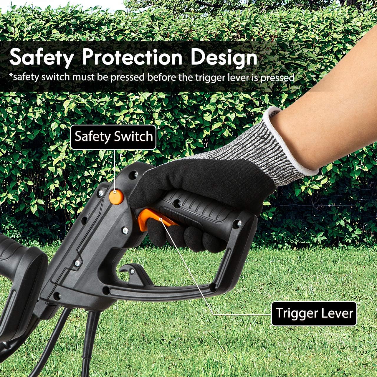 LawnMaster TE1318W1 Corded Electric Tiller 13.5-Amp 18