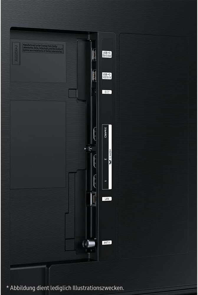 Samsung Crystal UHD 4K DU8079 TV 65 Inch Samsung TV with Dynamic Crystal Colour, 4K Upscaling, AirSlim Design, Smart TV, GU65DU8079UXZG, German Model [2024] [Energy Class G]