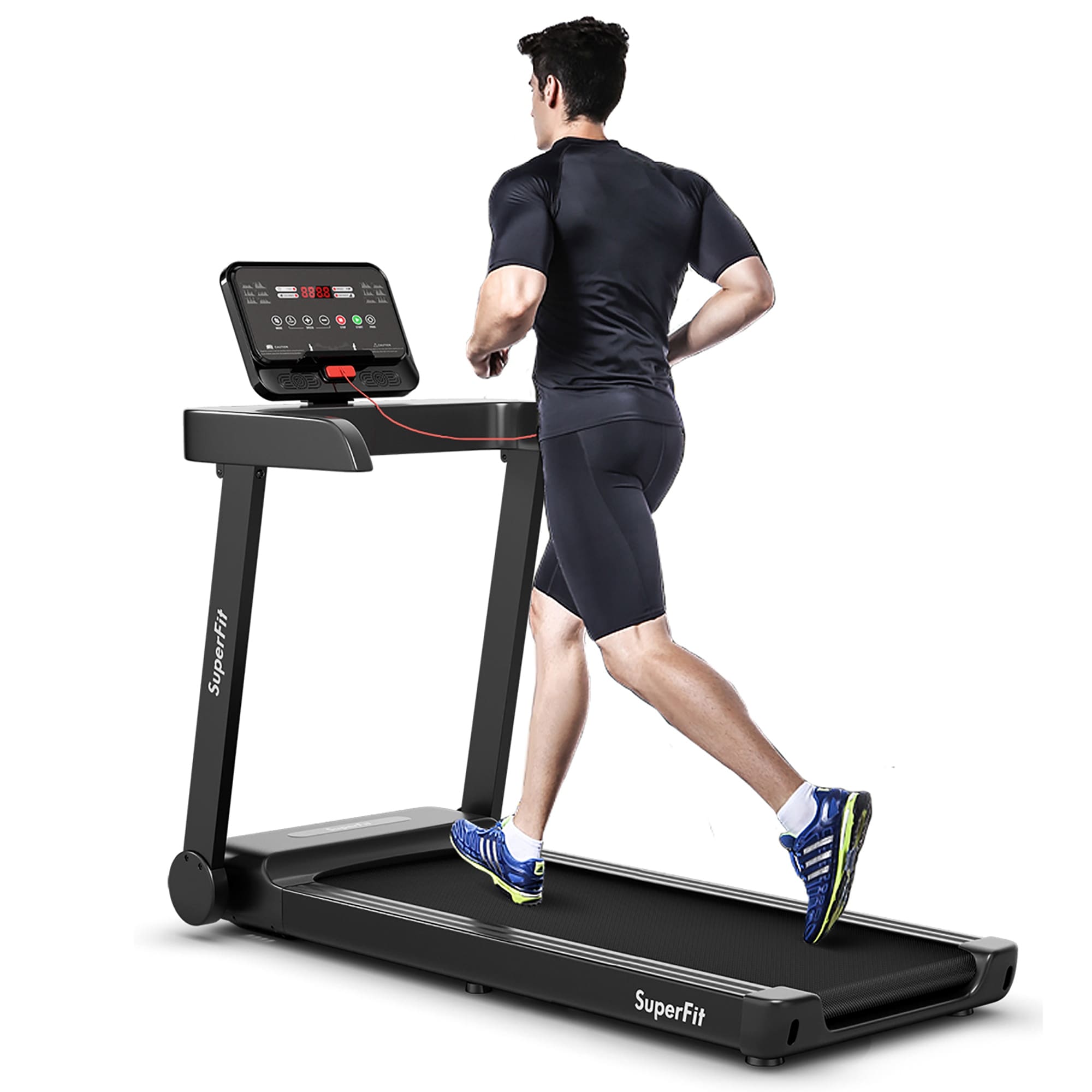 SuperFit 2.25HP Electric Treadmill Running Machine w/App Control for