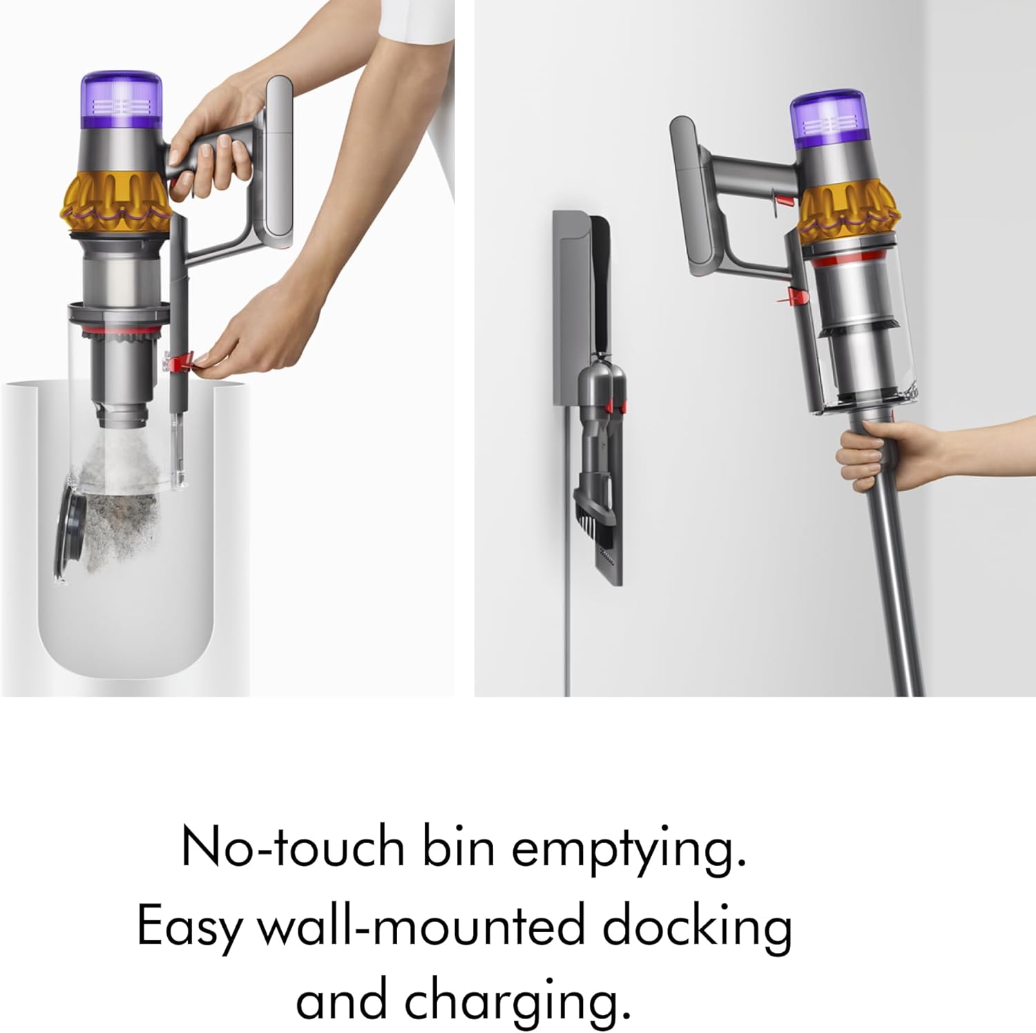 Dyson V15s Detect Submarine​ Wet Dry Vacuum, Yellow/Nickel