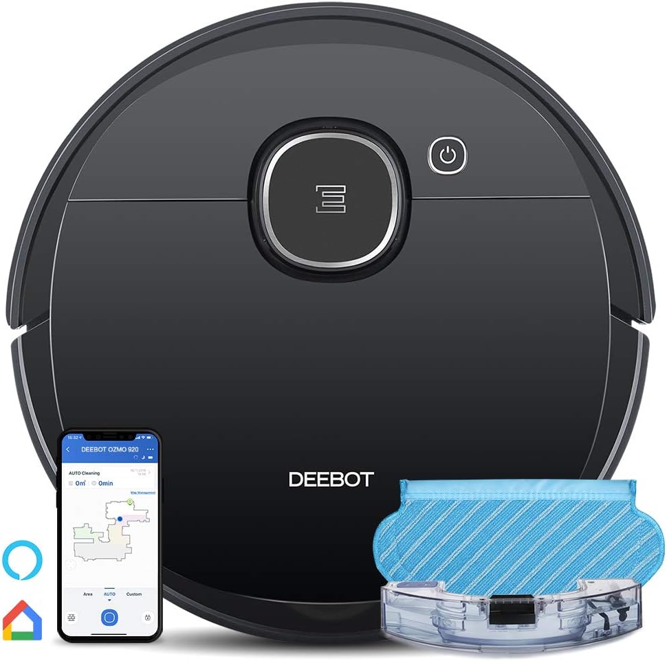 ECOVACS X8 PRO OMNI Robot Vacuum Cleaner with All-In-One Station, 18000Pa Power, Instant Automatic Cleaning OZMO ROLLER, 75℃ Hot Water Cleaning, Automatic Cleaning Solution Addition